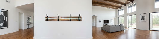 Handcrafted Epoxy River Coat Hanger – Custom Wood & Epoxy Design