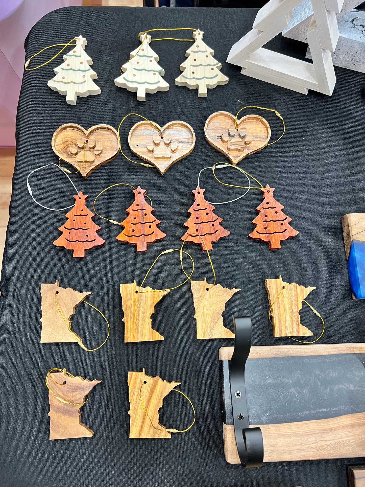 Handcrafted Wooden Christmas Ornaments – Custom, Beautiful, and Made Just for You