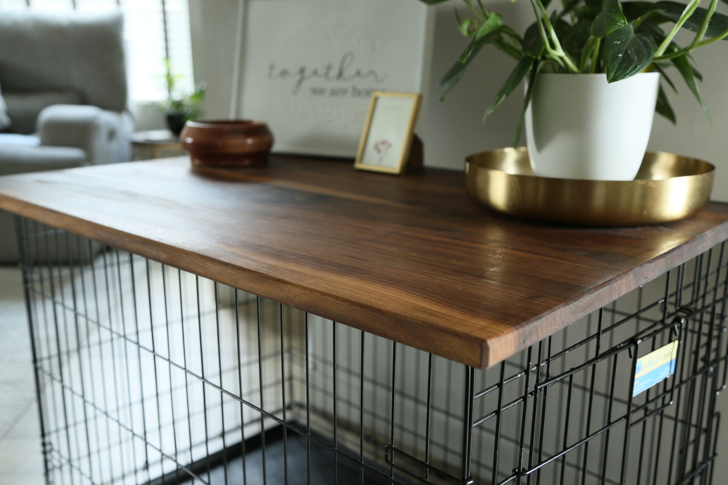 Custom Dog Kennel Topper