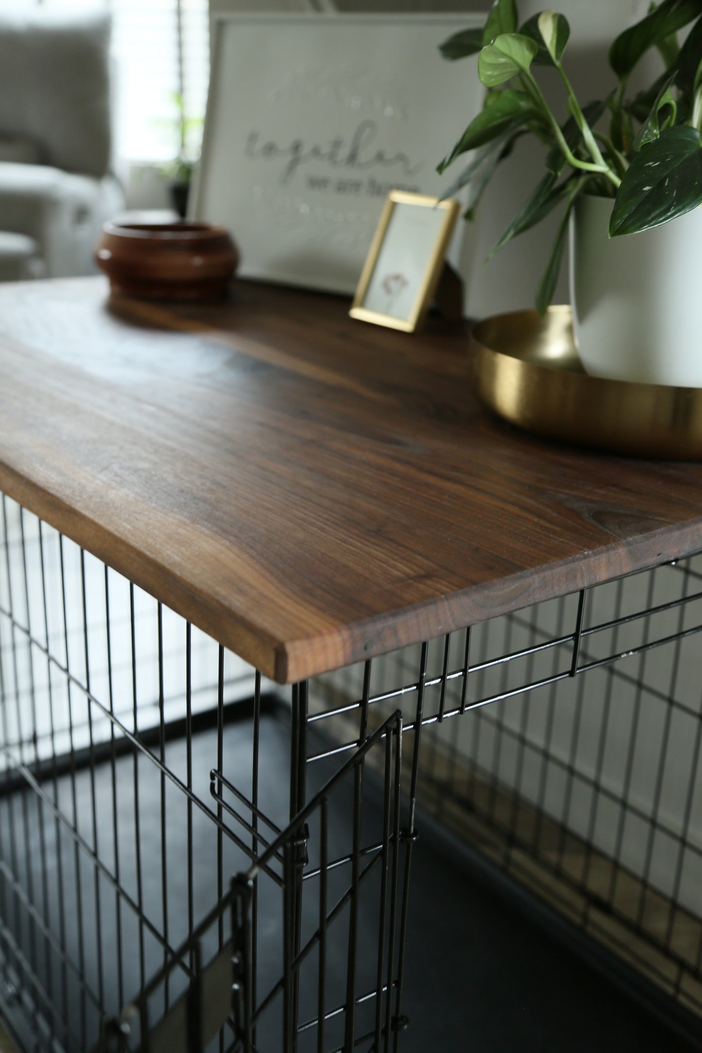 Custom Dog Kennel Topper