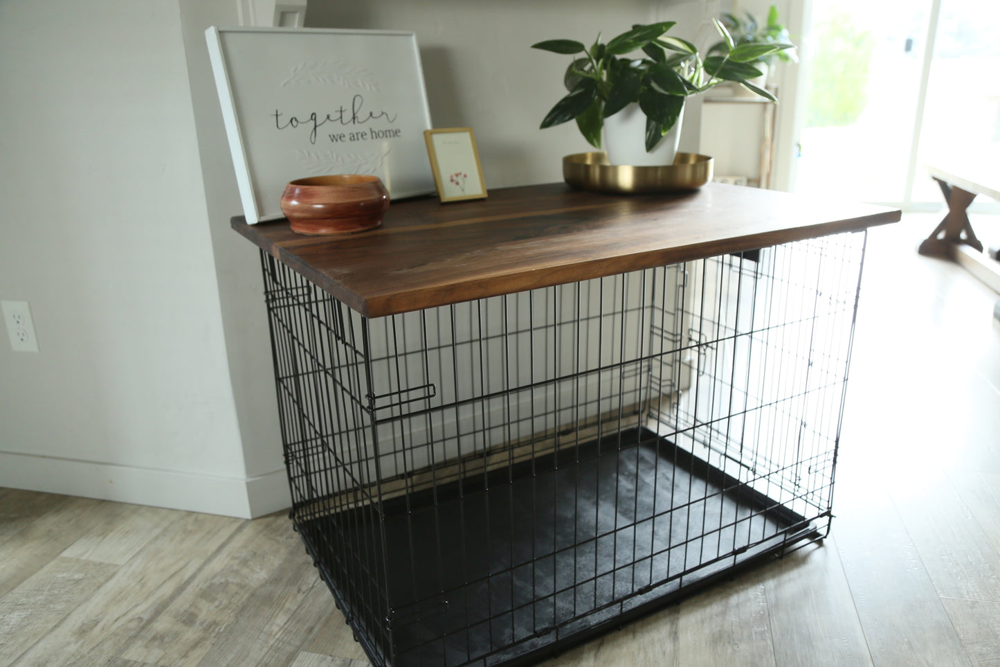 Custom Dog Kennel Topper